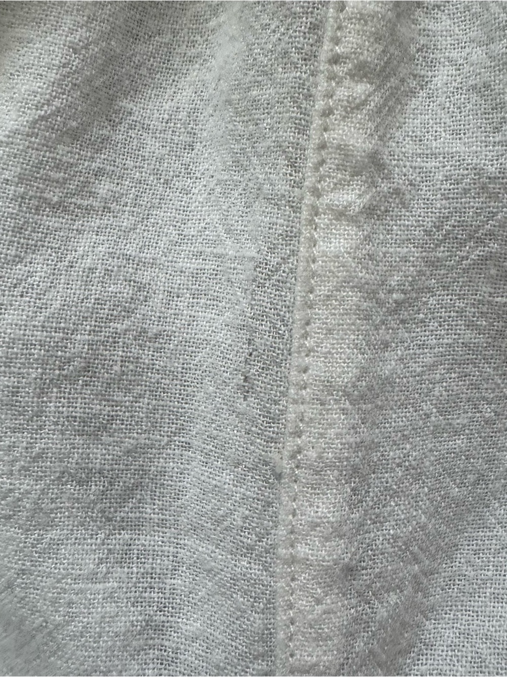 Carve Designs Small White Nico Linen Blend Pants - Picture 10 of 10